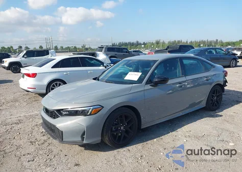 2025 Honda Civic Sport из США, поврежденный, VIN 2HGFE2F56SH569610